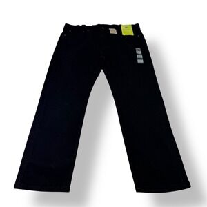 Levi's 505 Mens Black Stretch Regular Fit Straight Leg Jeans Size 38x29 NWT